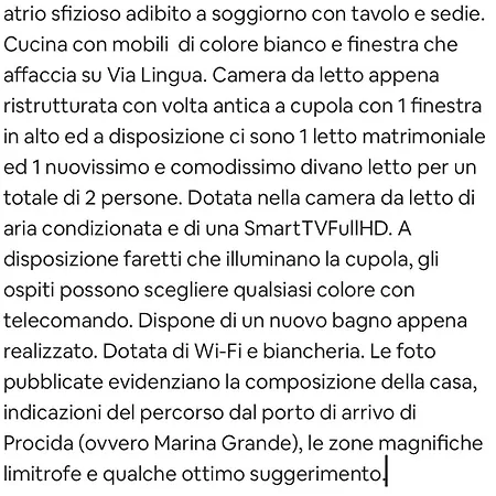 Hébergement de vacances La Casetta Dei Sogni